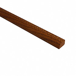 Prefinished Classic Gunstock Oak Hardwood 1/2 in thick x .75 in wide x 78 in Length Shoe Molding